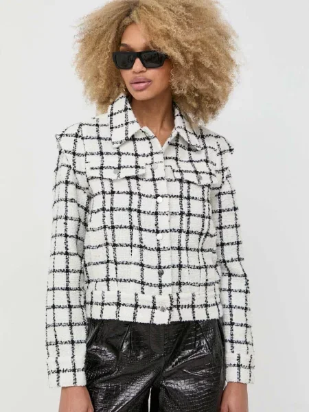 Куртка з домішкою вовни Notes du Nord Heat перехідна бежевий