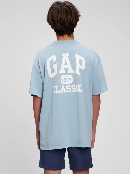 Tricou copii Gap gri