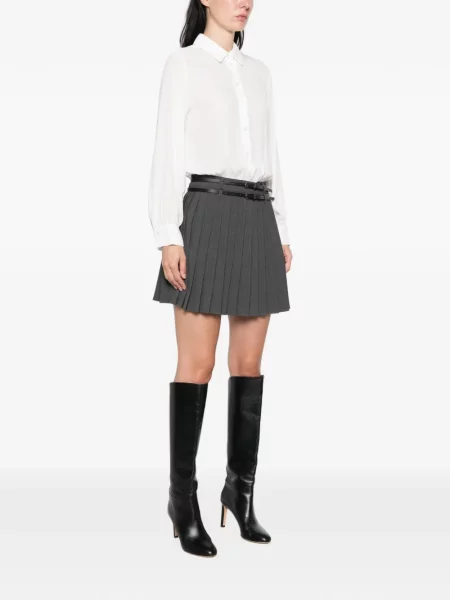 Cu centură rochie midi Liu Jo gri