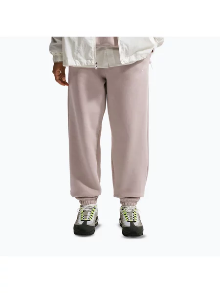Pantaloni pentru femei Nike Studio Fleece Medium Weight cream Ii/sail