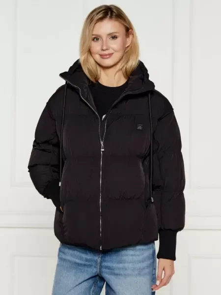 HUGO Geacă | Oversize fit negru