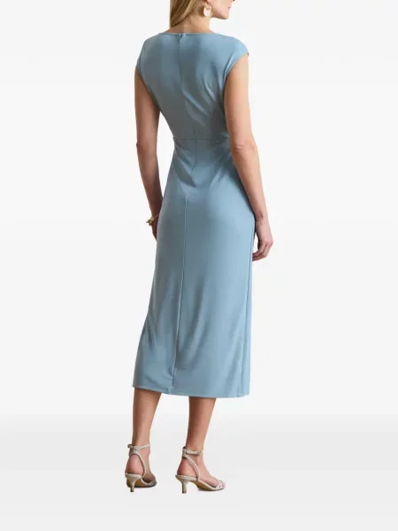 Rochie midi Lauren Ralph Lauren albastru