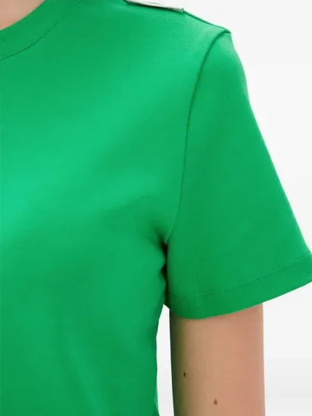 Tricou Miss Sixty cu decolteu rotund scurt verde