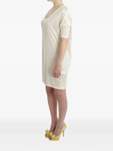 Scurt rochie mini Costume National alb
