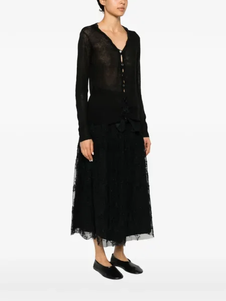Cardigan A Tentative Atelier tricotate negru