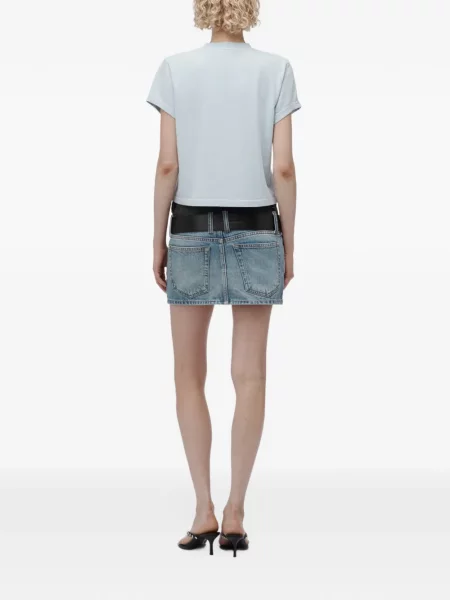 Tricou Alexander Wang cu autograf albastru