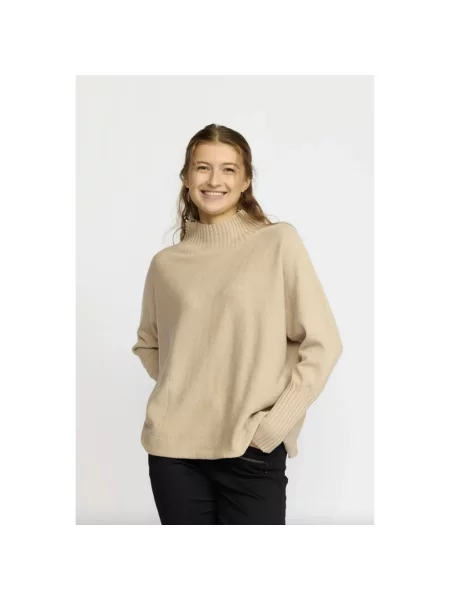 Sweter 2-biz beżowy