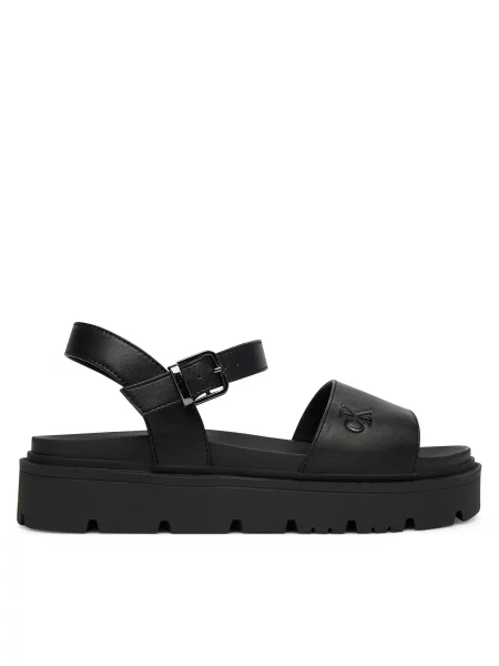Sandály Calvin Klein Velcro Sandal černá