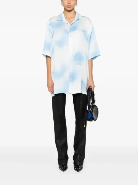 Cămașă Off-white cu gradient alb
