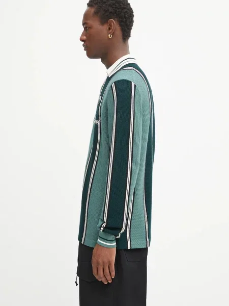 Filling Pieces Knit Football Jersey πουλόβερ ανδρικό με πράσινο