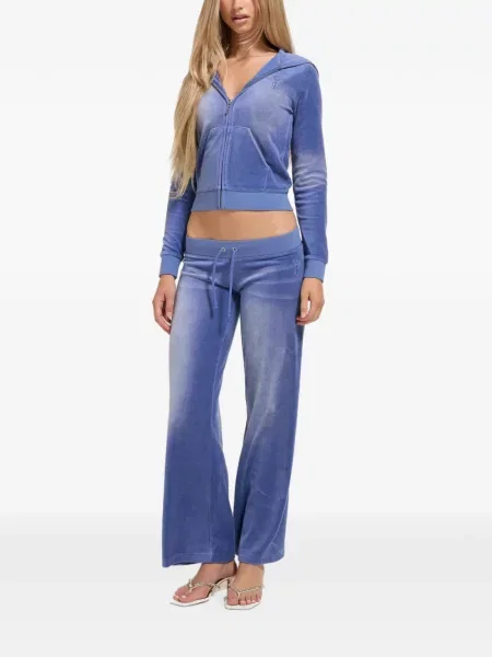 Велур бягане панталон Juicy Couture синьо