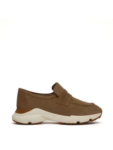 Sneakersy Tod's zamszowe beżowe