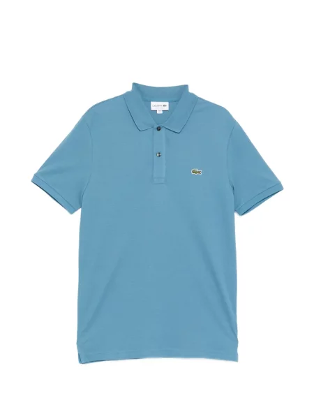 Polo Lacoste cu petice albastru