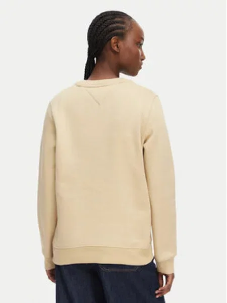 Tommy Jeans Pulóver Flag Világos rózsaszín