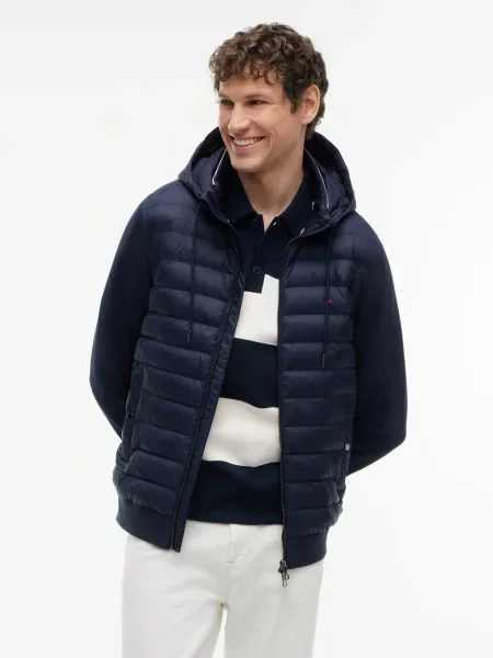Tommy Hilfiger bluza z kapturem Mężczyźni S niebieski