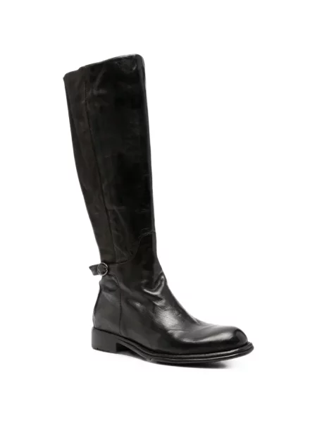 Botine Lemargo din piele cu cataramă maro