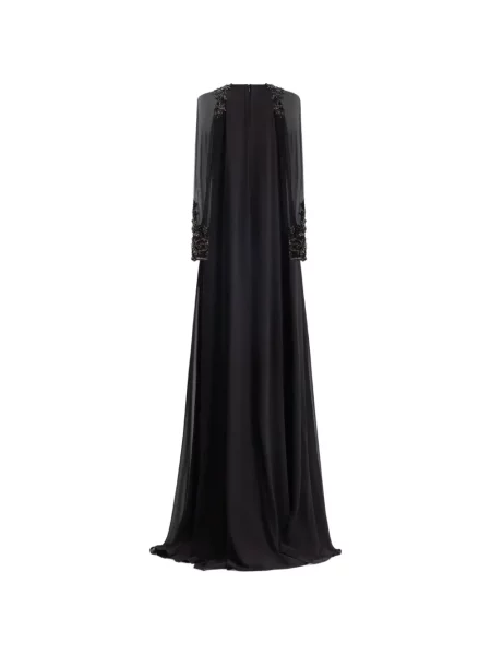 Rochie Gemy Maalouf cu mărgele negru