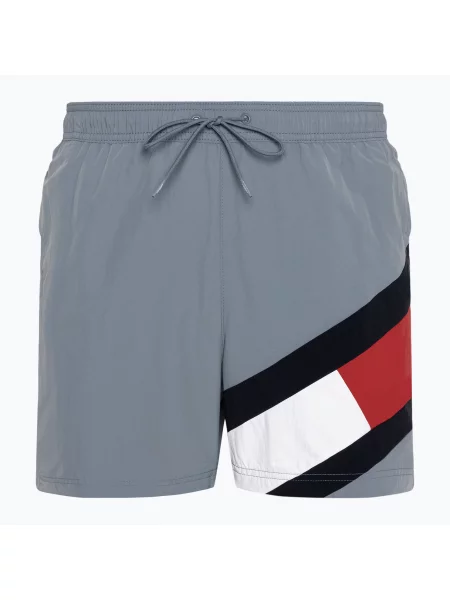 Plavecké šortky Tommy Hilfiger SF Medium Drawstring blue coral modré