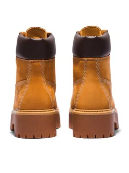 TIMBERLAND Šněrovací kozačky sépiová / tmavě hnědá