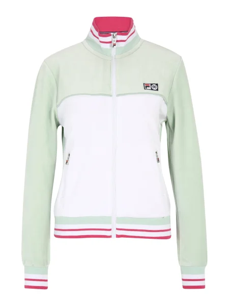 FILA Jachetă de trening ZABIZ verde deschis / roz / murdar alb