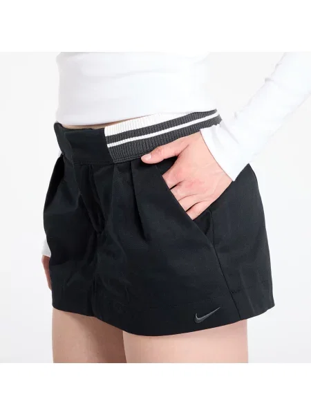 Φούστα Nike Sportswear Canvas Low-Rise Mini Skirt Black/ Anthracite XXL μαύρο