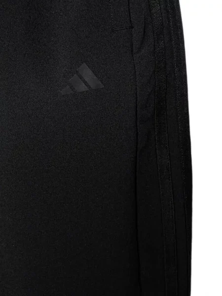 Ριγέ τρέξιμο μπλούζα Adidas από διχτυωτό κόκκινο