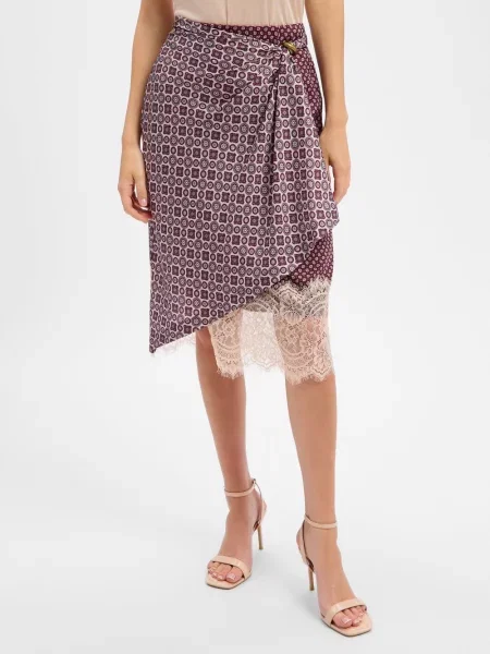 Liu Jo Collection Spódnica kopertowa dla kobiet Kobiety różowy|wielokolorowy 36 różowa
