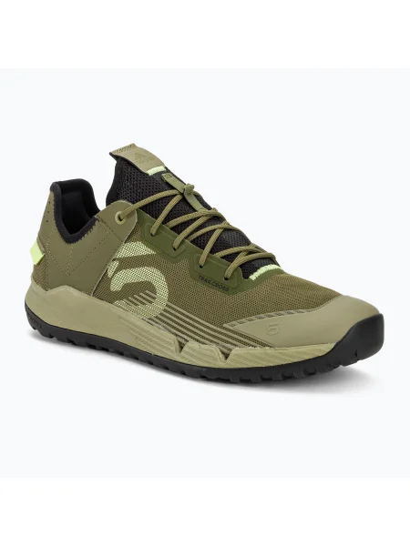 Olcsóbban. Férfi platform kerékpáros cipő adidas FIVE TEN Trailcross LT focus olive/pulse lime/orbit green. Méret: 44 UK zöld