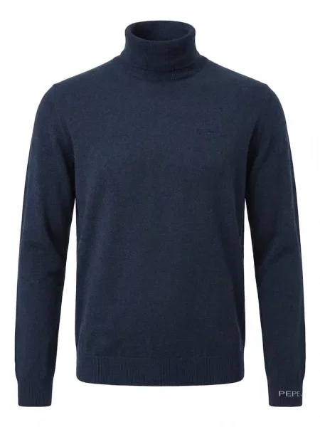 Pepe Svetr ANDRE TURTLE NECK námořnická modř