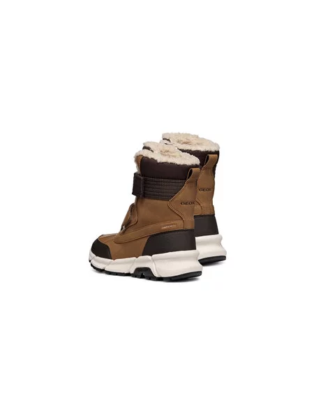 Čizme za snijeg Geox J Flexyper Plus Boy M smeđa