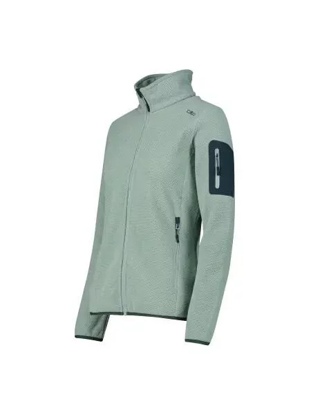 Kurtka polarowa CMP Knit-Tech – JADE-TREK GREEN zielona