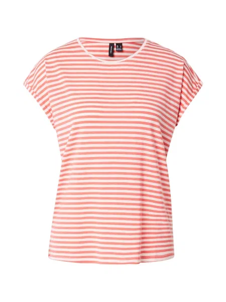 Aware Majica VMAVA svetlo rdeča bela