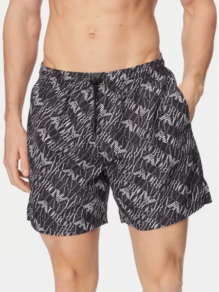 Emporio Armani Pantaloni scurți pentru înot negru