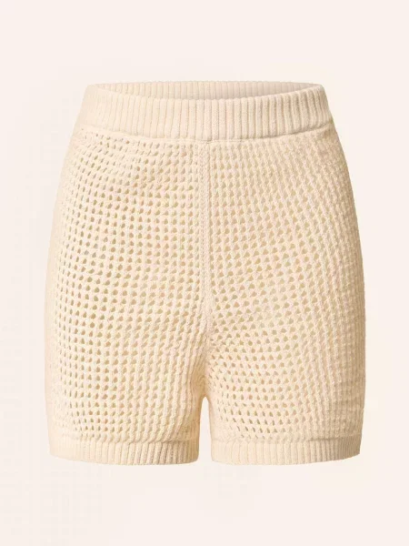 Tommy Hilfiger Szorty Szydełkowe beige beżowe