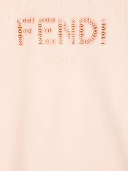 Bluza dziecięca Fendi różowa