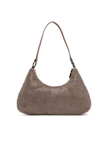 Guess Ročna torba Jewels Temno bež