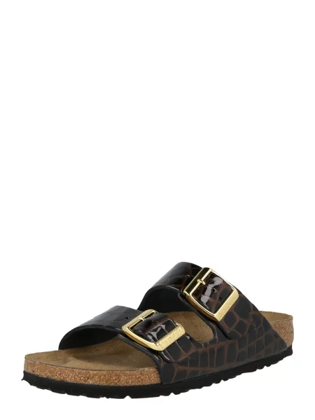BIRKENSTOCK Šľapky Arizona čierna hnedá
