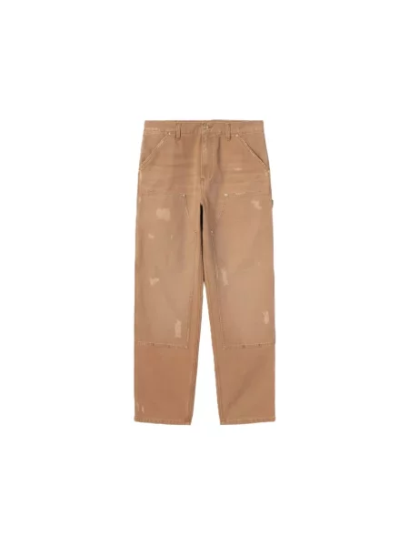 Spodnie Carhartt Wip brązowe