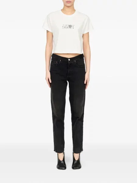 Tricou Mm6 Maison Margiela cu imagine alb