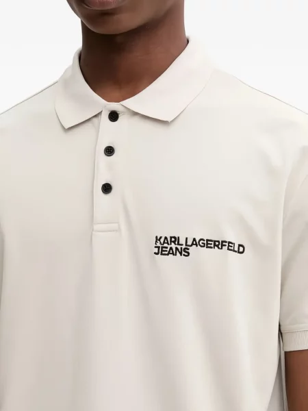 Tricou polo Karl Lagerfeld Jeans