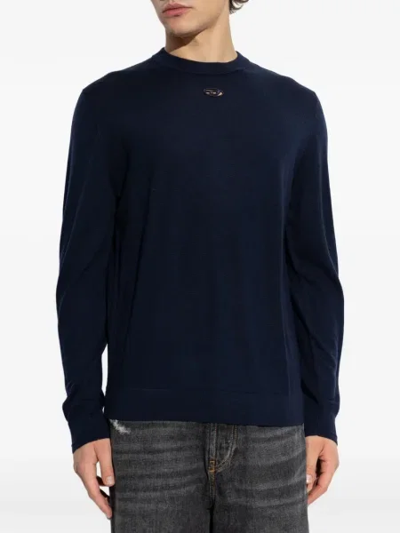 Tricou Diesel lung albastru