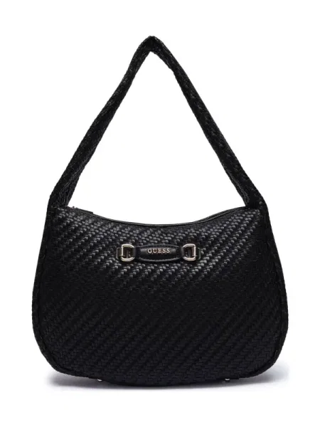 Geanta hobo Guess negru
