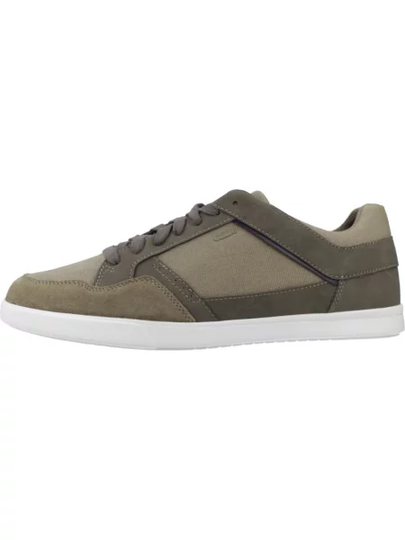 Sneakersy Geox skórzane zielone