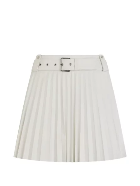 Mini pantaloni scurți Valentino Garavani plisate alb