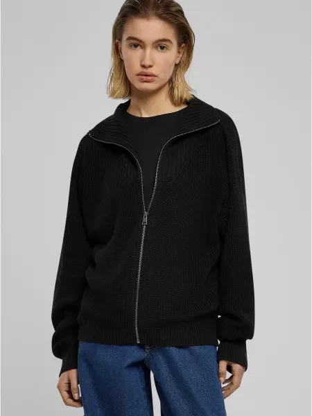 Dzianinowy kardigan Urban Classics czarny