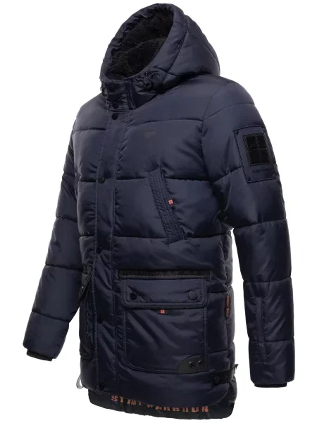 STONE HARBOUR Geacă de iarnă Mironoo bleumarin negru