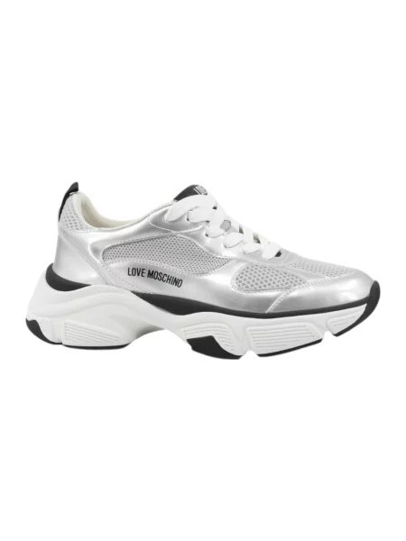 Love Moschino sneakersy srebrny szare