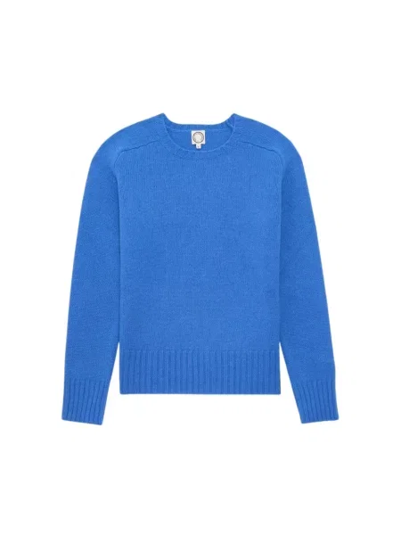 Sweter Ines De La Fressange Paris wełniany niebieski