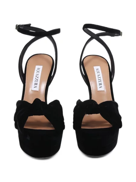 Сандали Aquazzura на платформе черно