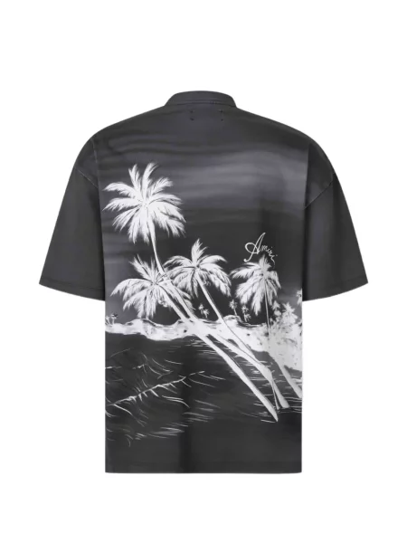 Tricou Amiri cu imagine negru